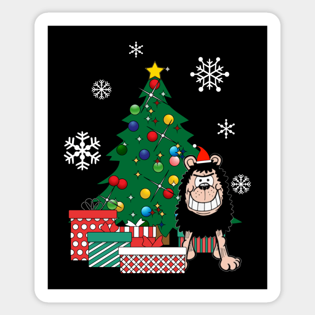 Gnasher Around The Christmas Tree Sticker by Nova5